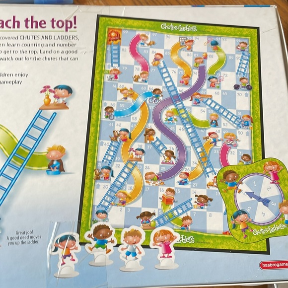 Chutes and Ladders The Classic Up and Down Game for Preschoolers - Picture 4 of 6